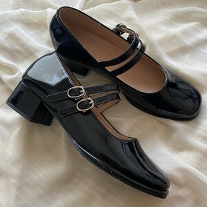 Black MaryJanes